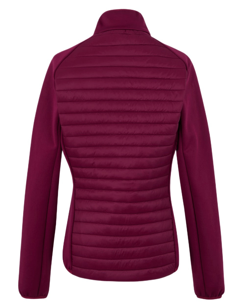 Dark Pimento Coloured Regatta Womens Clumber Hybrid Jacket on white background 