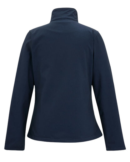 Navy Marl Coloured Regatta Womens Clumber Hybrid Jacket on white background 