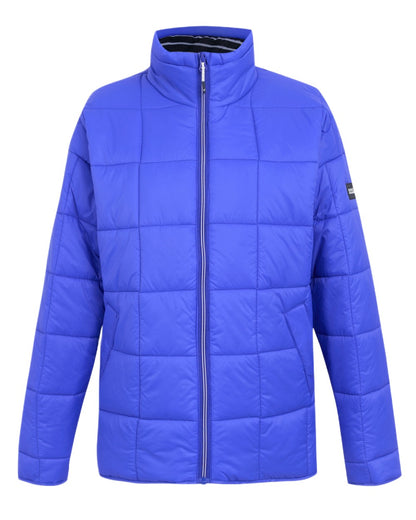 Brightest Blue Coloured Regatta Womens Courcelle II Quilted Jacket on white background 