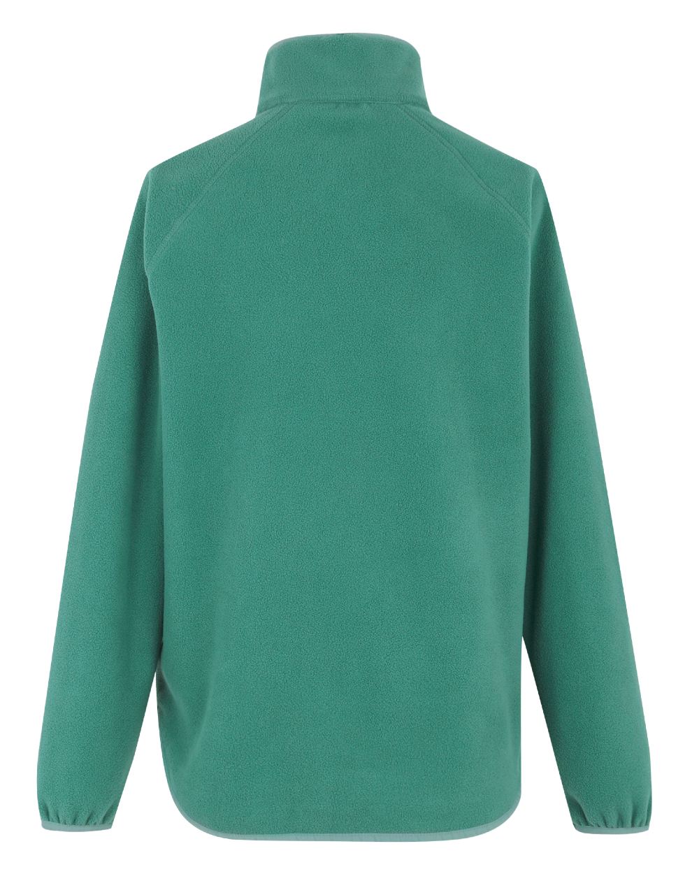 Green Coloured Regatta Womens Frankie Half Zip Fleece on white background 