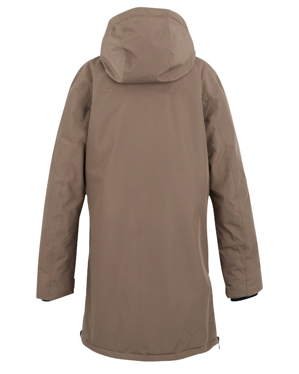 Mocha Perfectly Pale Coloured Regatta Womens Gwynn Waterproof Insulated Jacket on white background 