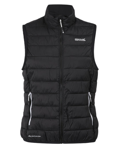 Black Coloured Regatta Womens Hillpack II Gilet on white background 
