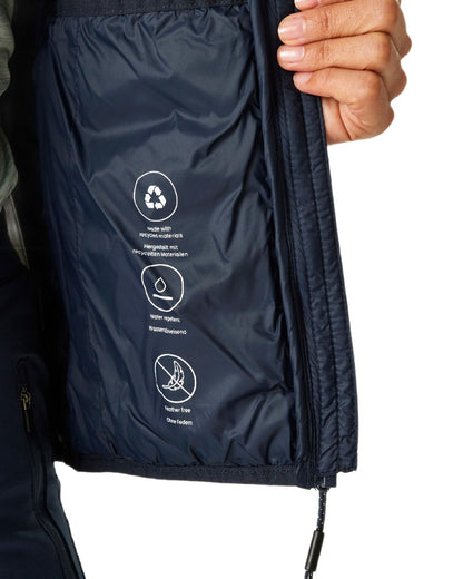Navy Coloured Regatta Womens Hillpack II Insulated Jacket on white background 