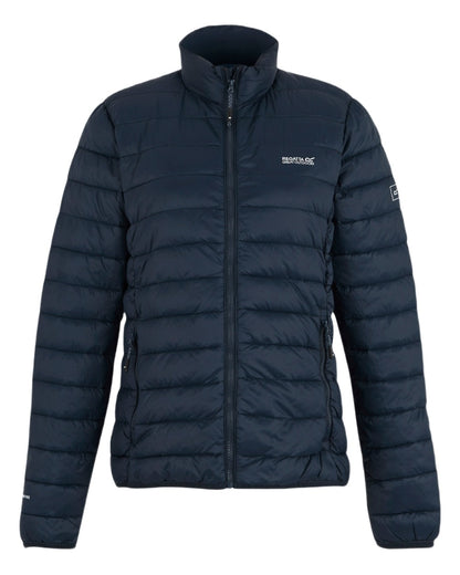 Navy Coloured Regatta Womens Hillpack II Insulated Jacket on white background 