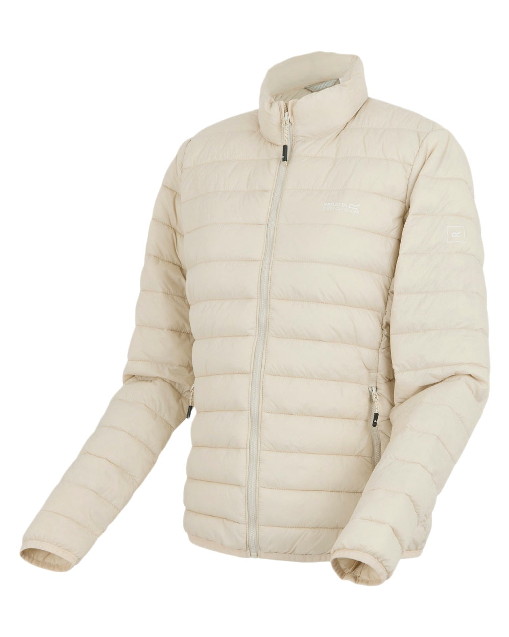 Perfectly Pale Coloured Regatta Womens Hillpack II Insulated Jacket on white background 