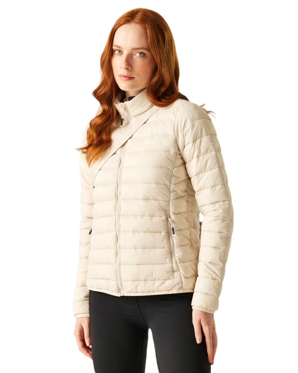 Perfectly Pale Coloured Regatta Womens Hillpack II Insulated Jacket on white background 