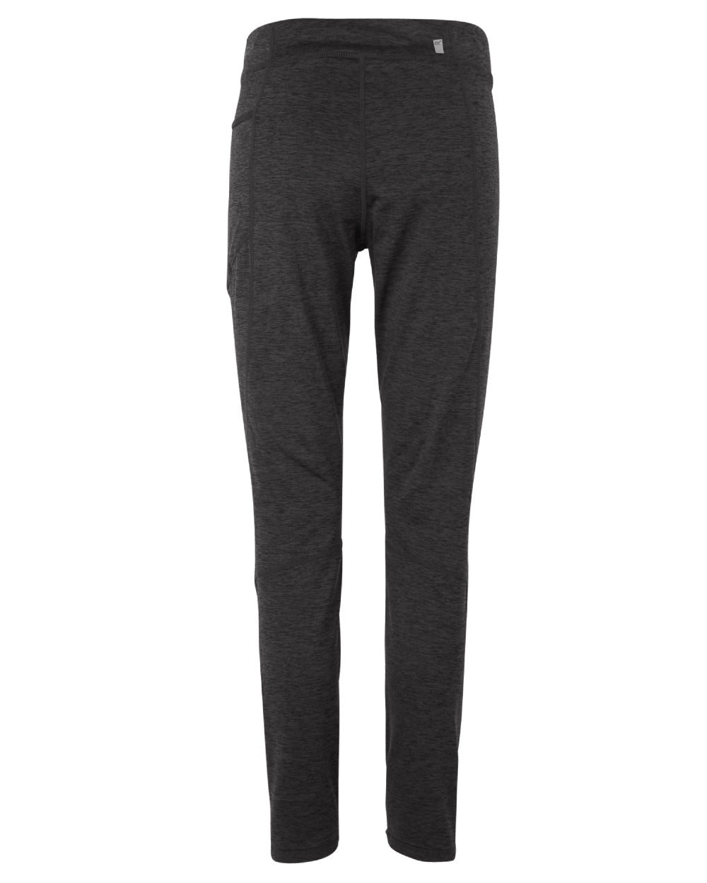 Seal Grey Marl Coloured Regatta Womens Holeen II Winter Leggings on white background 