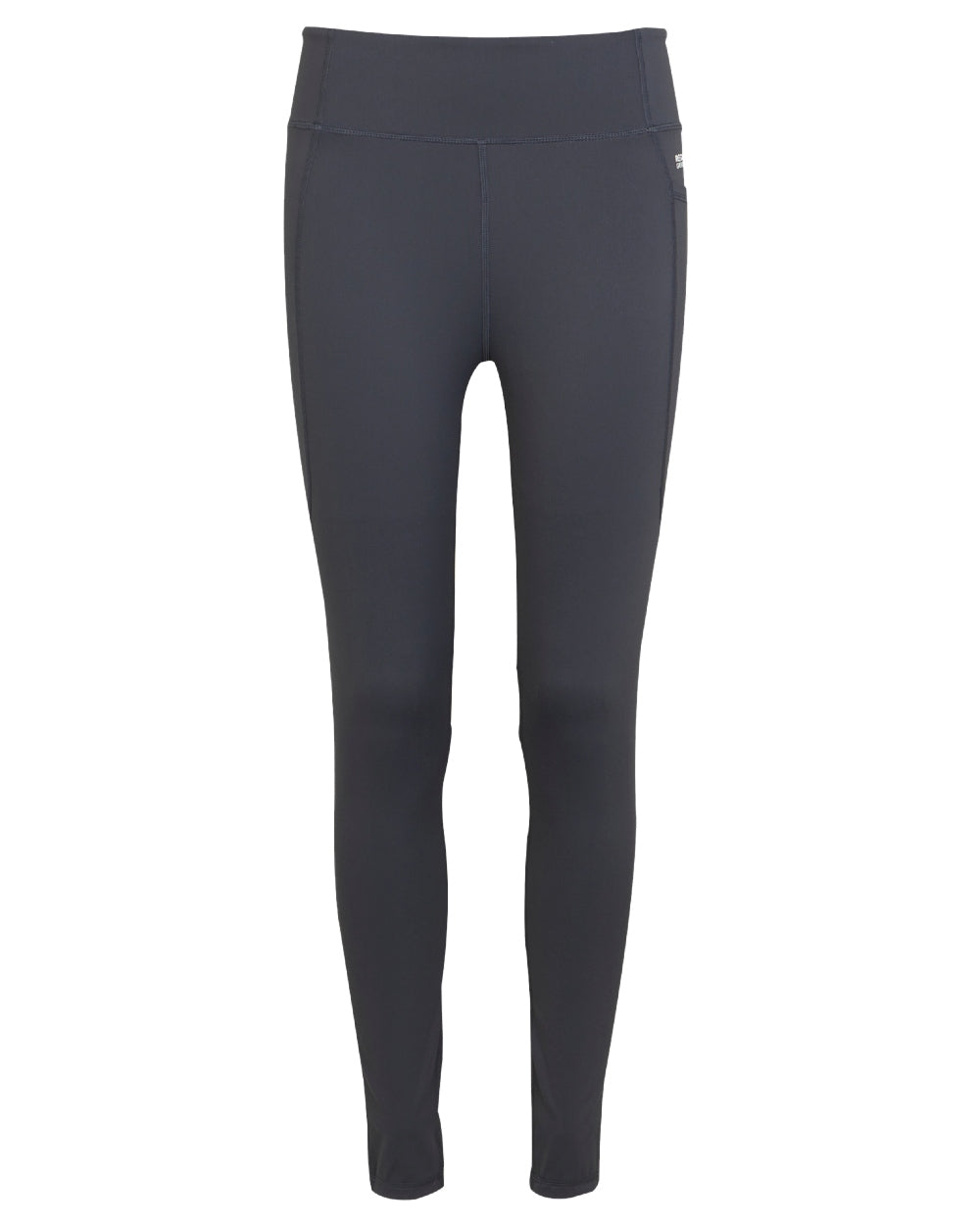 Seal Grey Coloured Regatta Womens Holeen Pro Compression Leggings on white background 