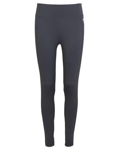 Seal Grey Coloured Regatta Womens Holeen Pro Compression Leggings on white background 