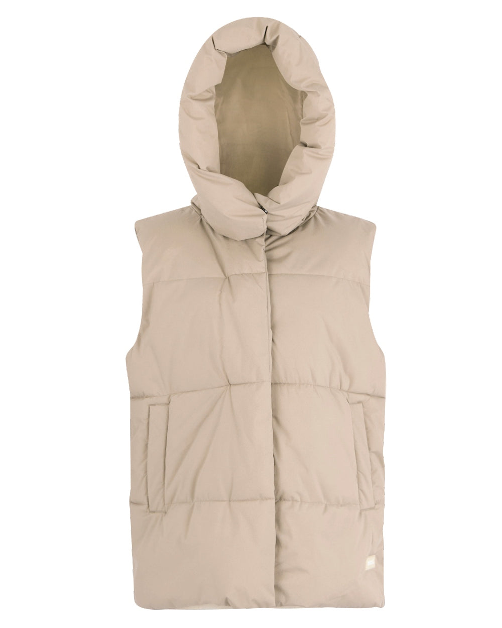 Soft Taupe Coloured Regatta Womens Kelse Gilet on white background 