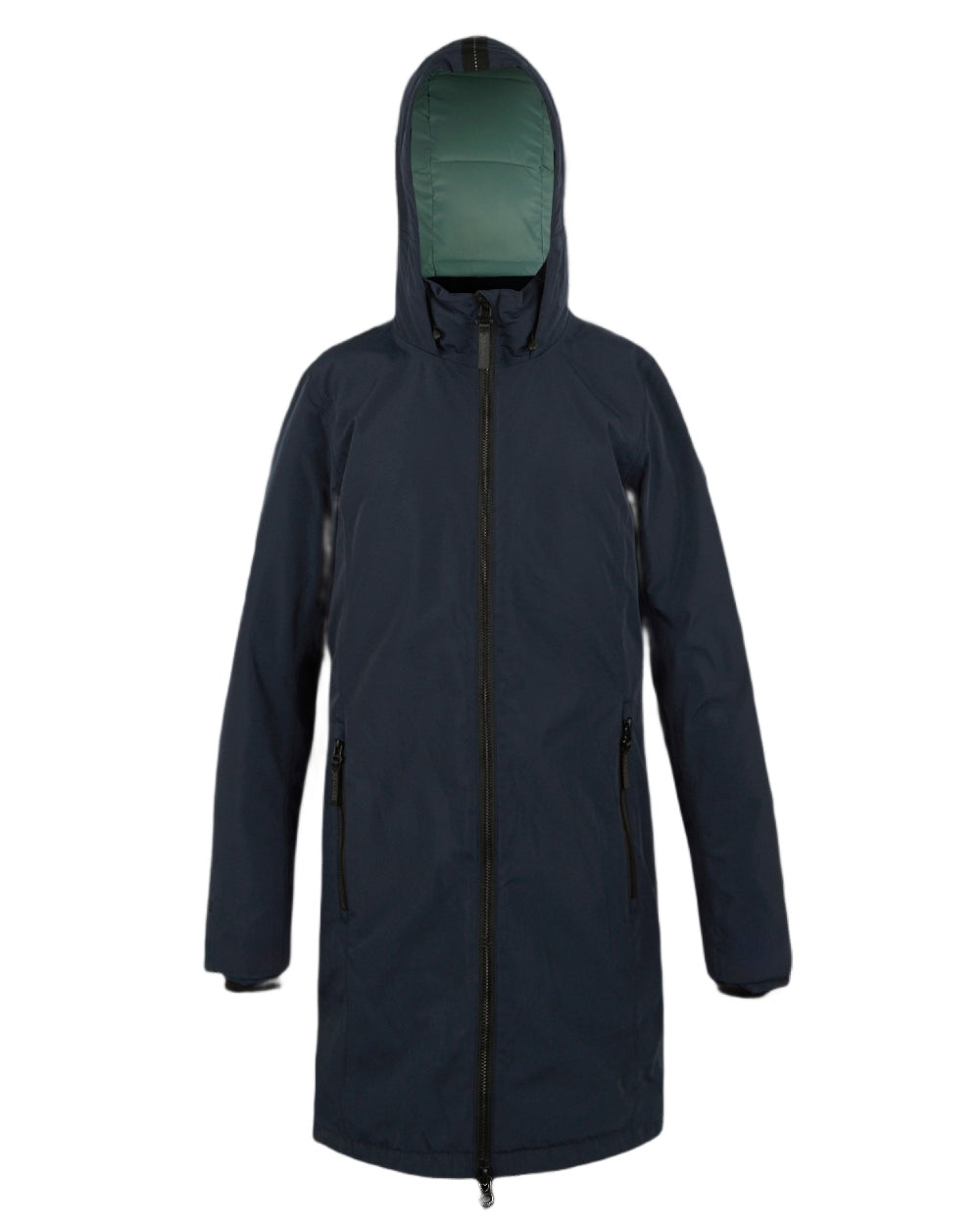 Navy Green Haze Coloured Regatta Womens Marron Waterproof Insulated Jacket on white background 