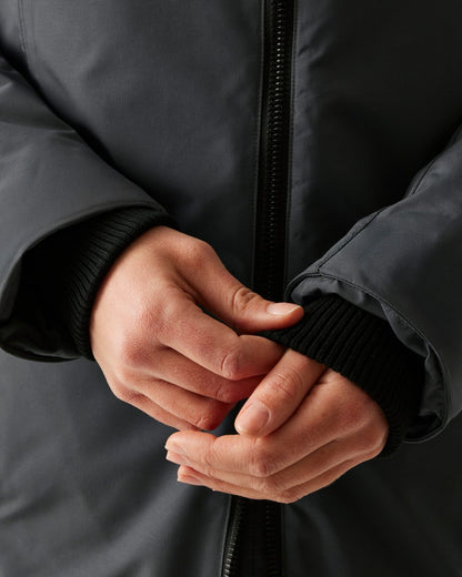 Seal Grey Dusty Rose Coloured Regatta Womens Marron Waterproof Insulated Jacket on white background 