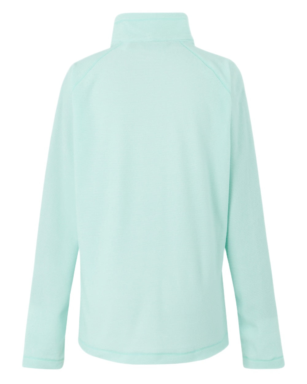 Icy Morn White Coloured Regatta Womens Montes Lightweight Half-Zip Fleece on white background 