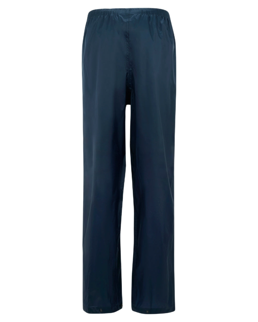 Midnight Coloured Regatta Womens Pack It Waterproof Overtrousers on white background 