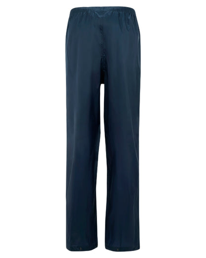 Midnight Coloured Regatta Womens Pack It Waterproof Overtrousers on white background 