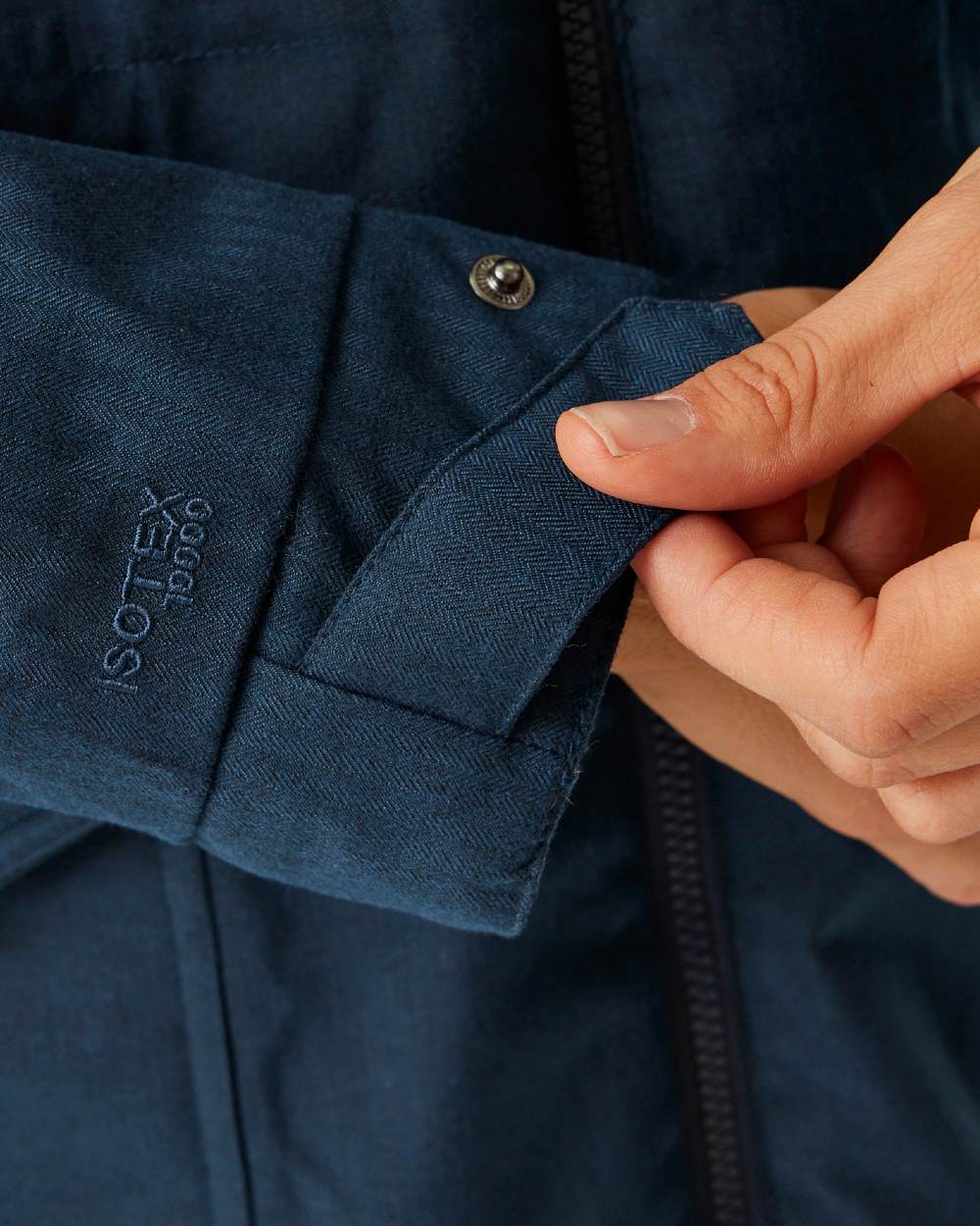 Navy Marl Coloured Regatta Womens Romine II Waterproof Parka Jacket on white background 