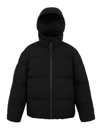 Black Coloured Regatta Womens Roxienne Padded Jacket on white background 