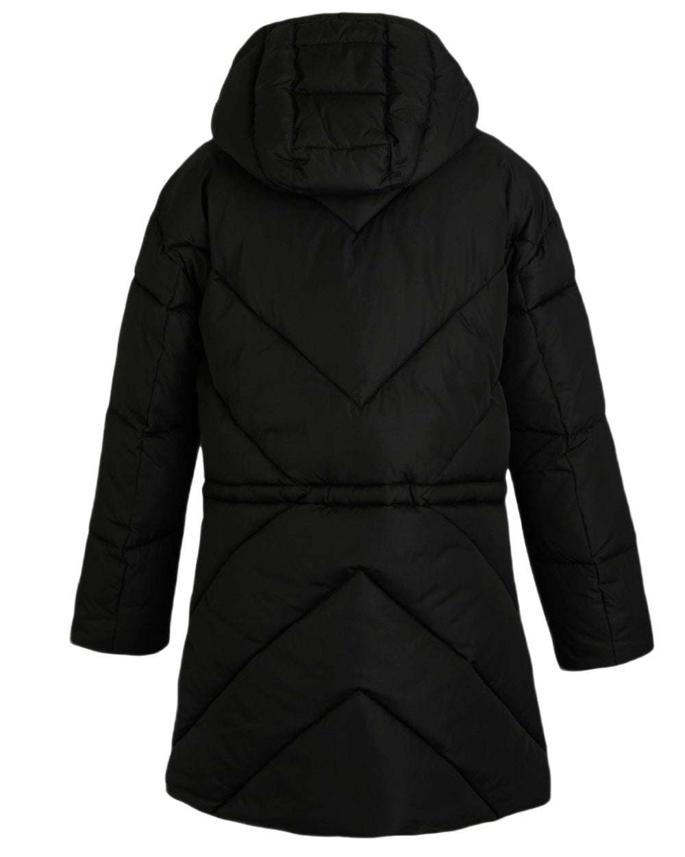 Black Coloured Regatta Womens Rusey Quilted Jacket on white background 