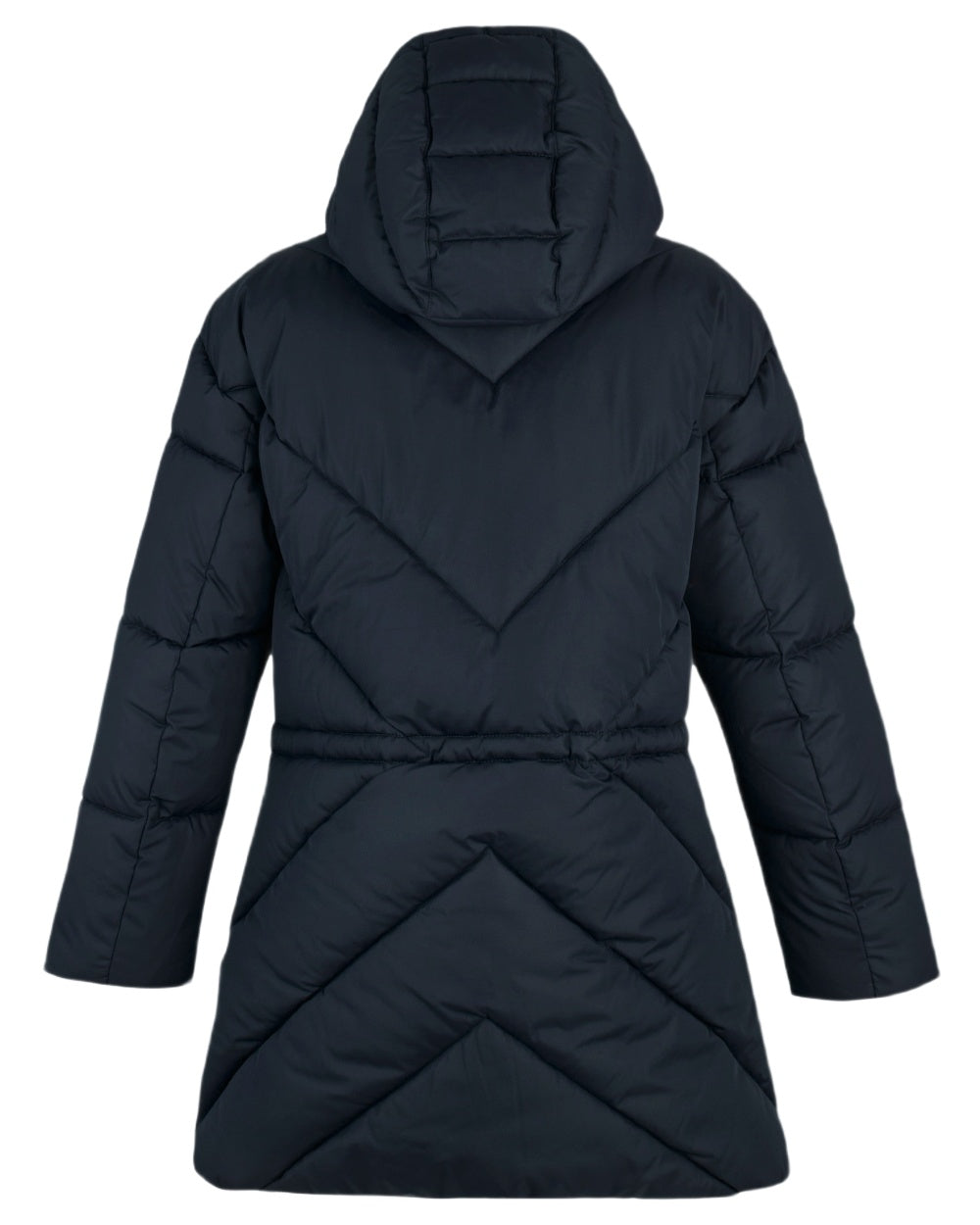 Navy Coloured Regatta Womens Rusey Quilted Jacket on white background 