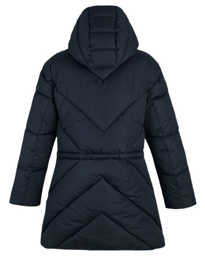 Navy Coloured Regatta Womens Rusey Quilted Jacket on white background 