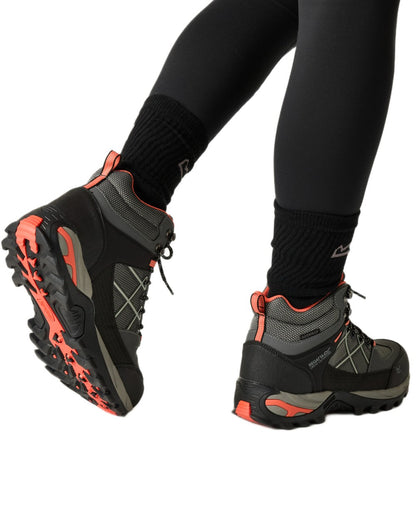 Grey Coloured Regatta Womens Samaris III Walking Boots on white background 