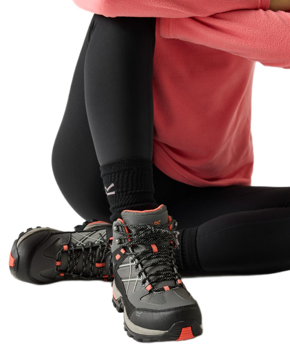 Grey Coloured Regatta Womens Samaris III Walking Boots on white background 