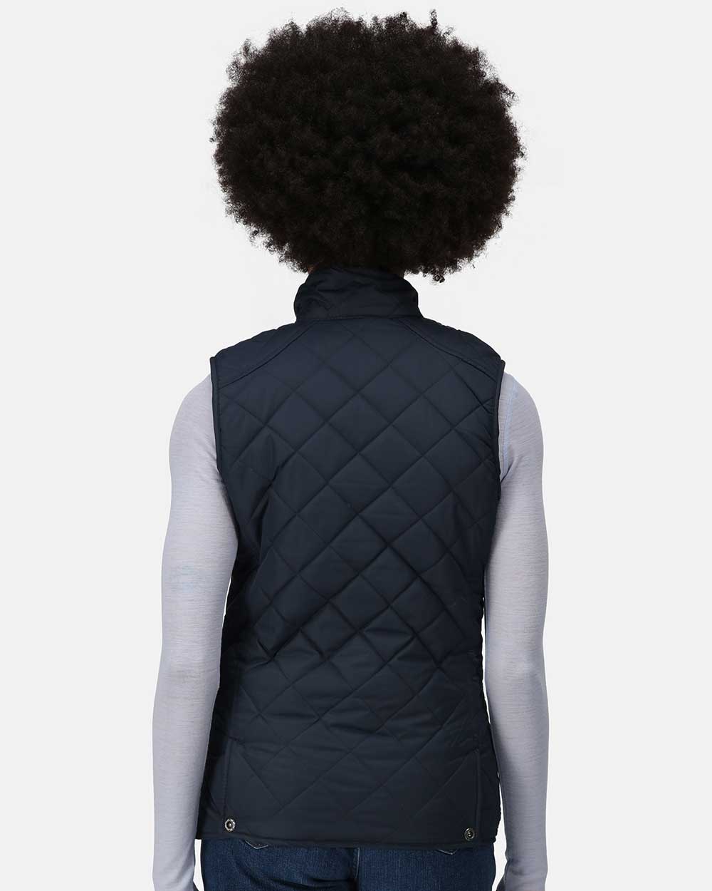 Regatta Womens Tarah Diamond Quilt Bodywarmer in Navy 