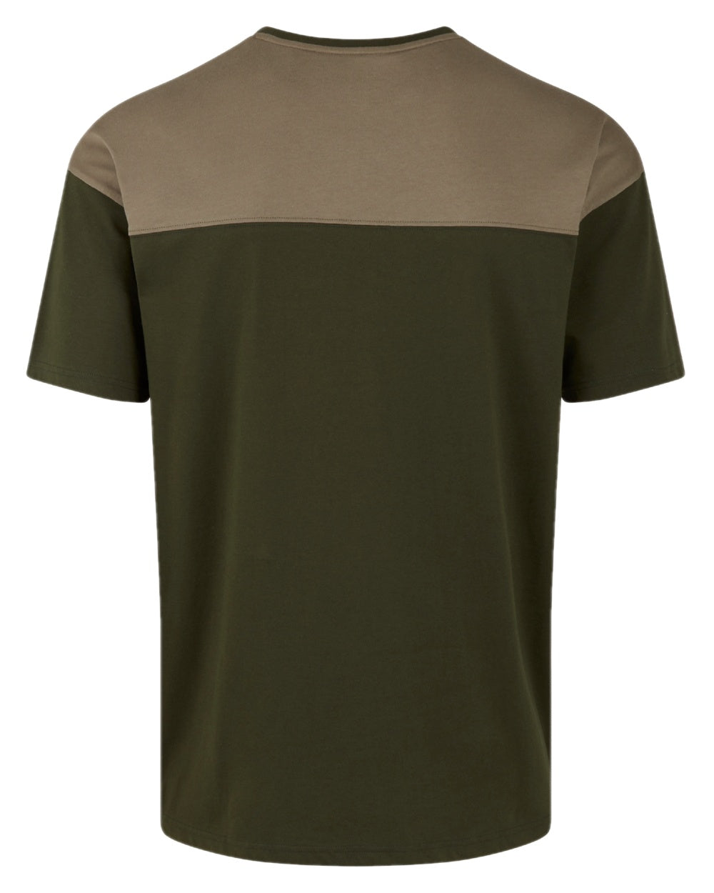 Olive Multi coloured Ridgeline Backslider T-Shirt on white background 