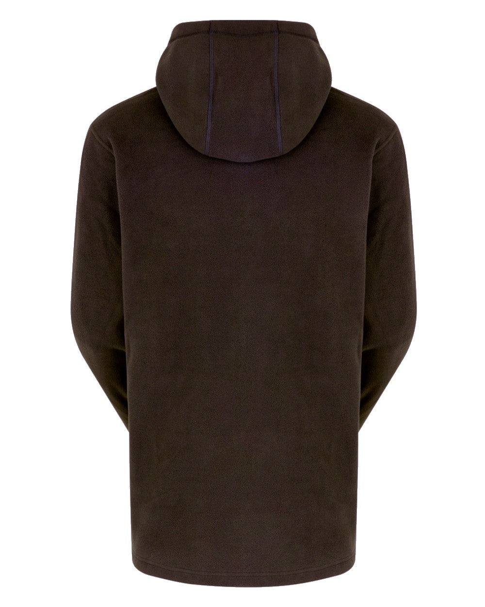 Bark Coloured Ridgeline Ballistic Hooded Fleece on white background 