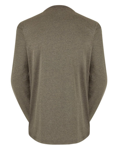 Smokey Olive Marl Coloured Ridgeline Baseline Top on white background 