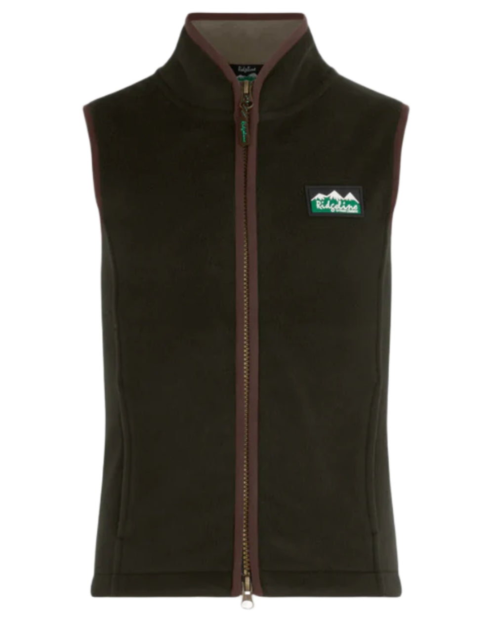 Dee Forest coloured Ridgeline Childrens Kodiak Cub Gilet on white background 
