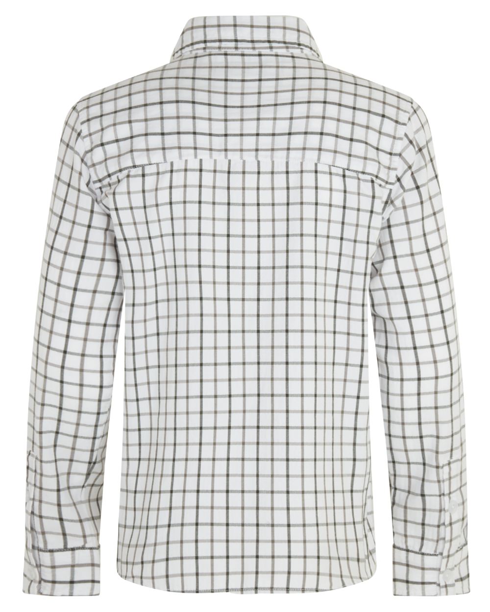 Deep Forest coloured Ridgeline Childrens Sedgebrook Shirt on white background 
