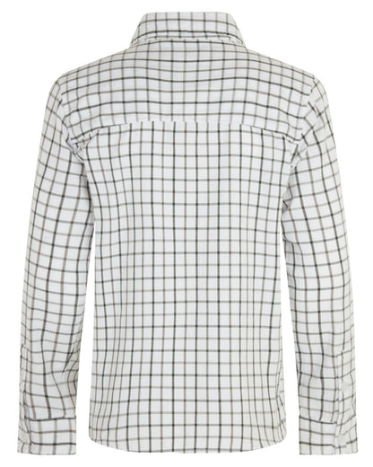 Deep Forest coloured Ridgeline Childrens Sedgebrook Shirt on white background 