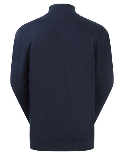 Navy coloured Ridgeline Hartland 1/4 Zip Pullover on white background 