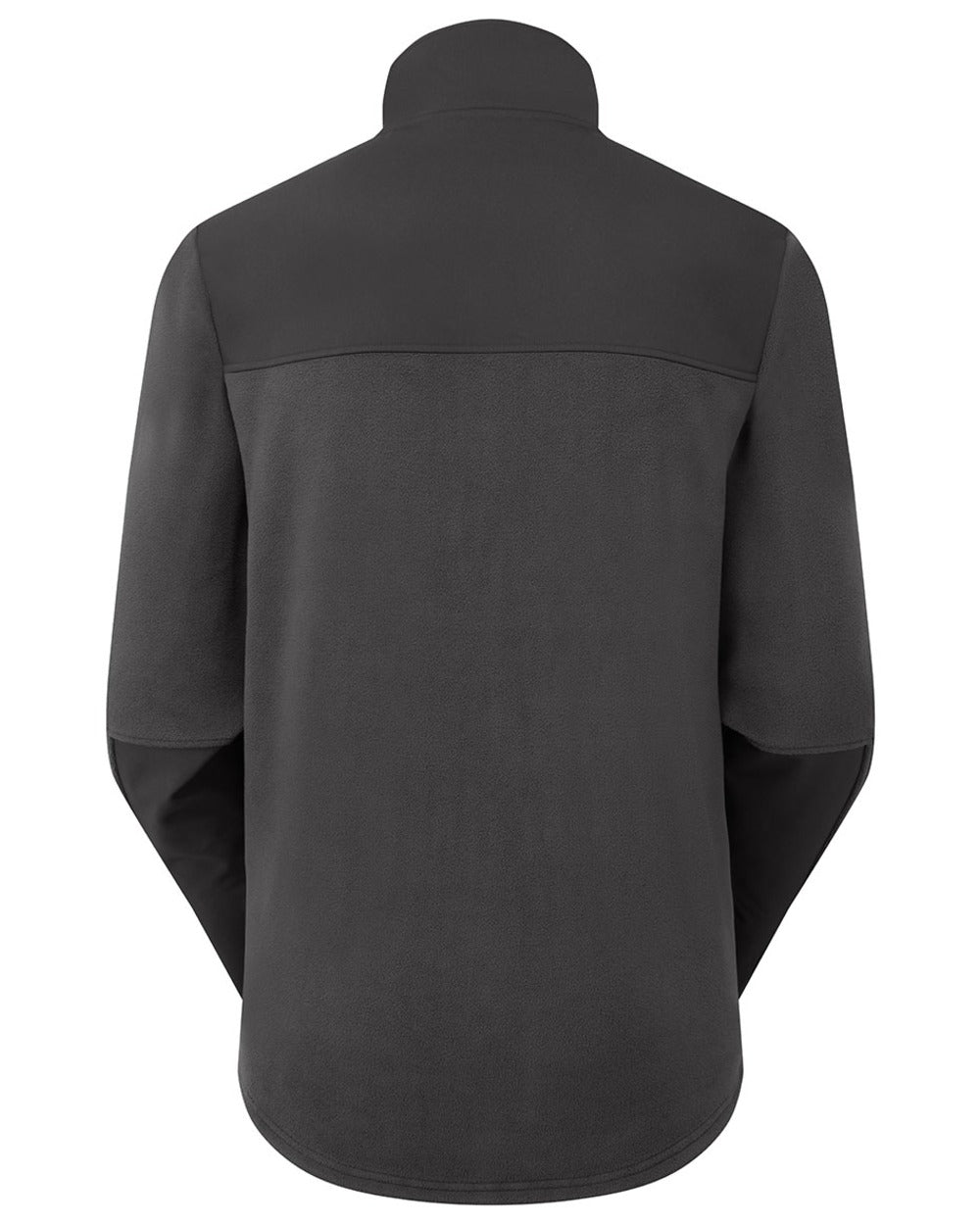Shale coloured Ridgeline Hybrid Fleece Jacket on white background 
