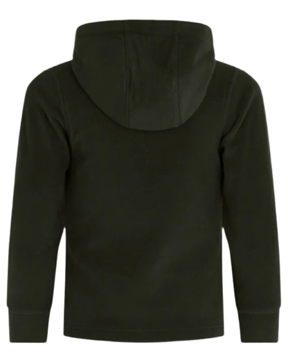 Deep Forest coloured Ridgeline Kids Ballistic Long Sleeve Hoodie on white background 