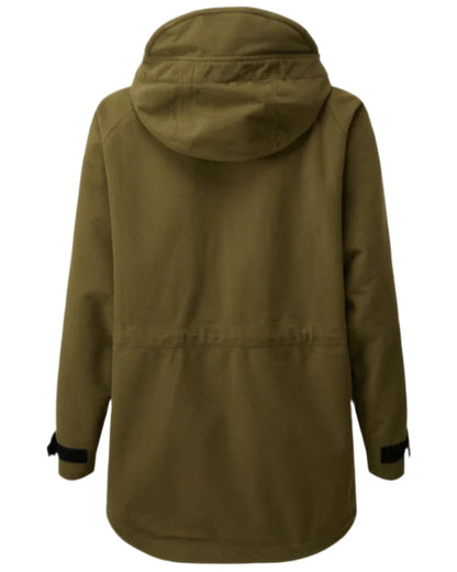 Teak coloured Ridgeline Kids Monsoon Smock on white background 