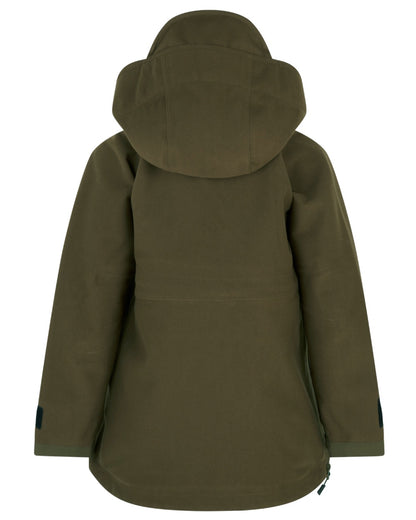 Teak coloured Ridgeline Kids Monsoon Classic Smock on white background 