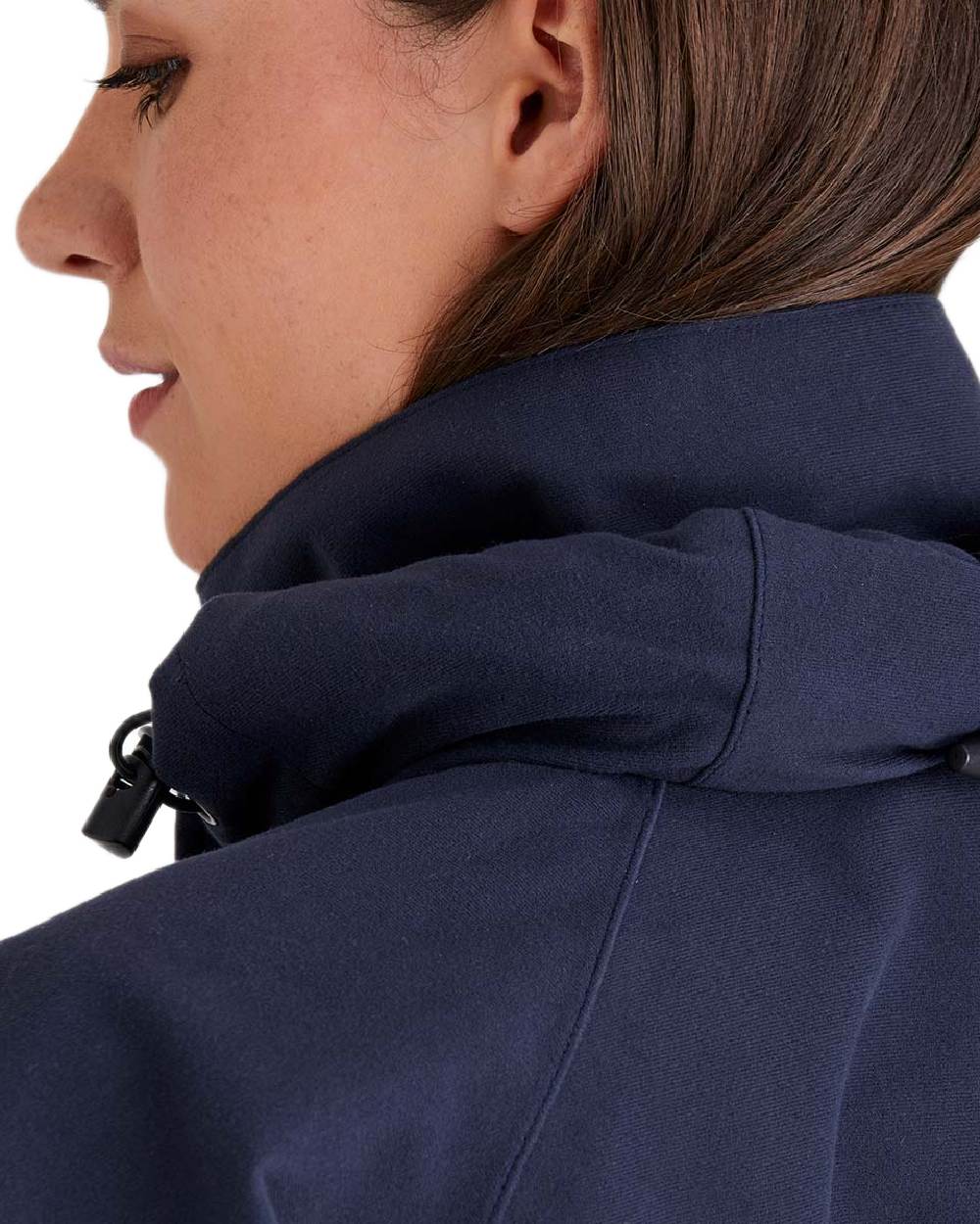 Navy Coloured Ridgeline Ladies Monsoon Classic Jacket on white background 