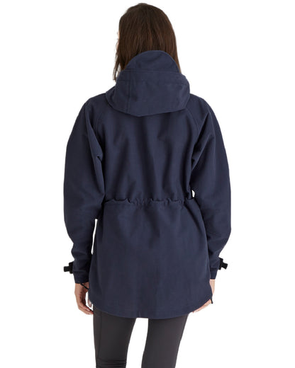 Navy Coloured Ridgeline Ladies Monsoon Classic Jacket on white background 
