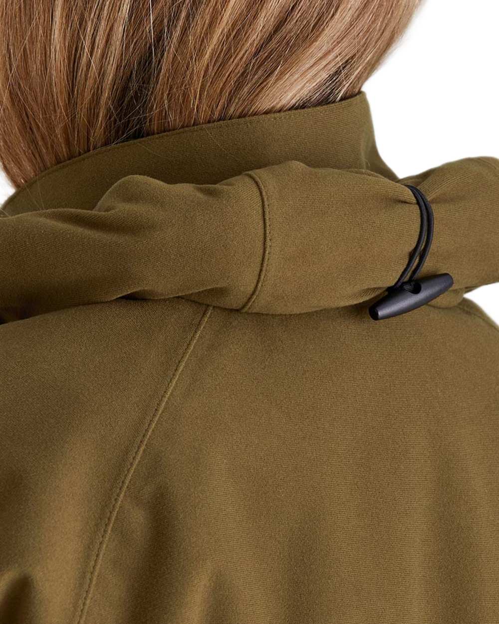 Teak Coloured Ridgeline Ladies Monsoon Classic Jacket on white background 