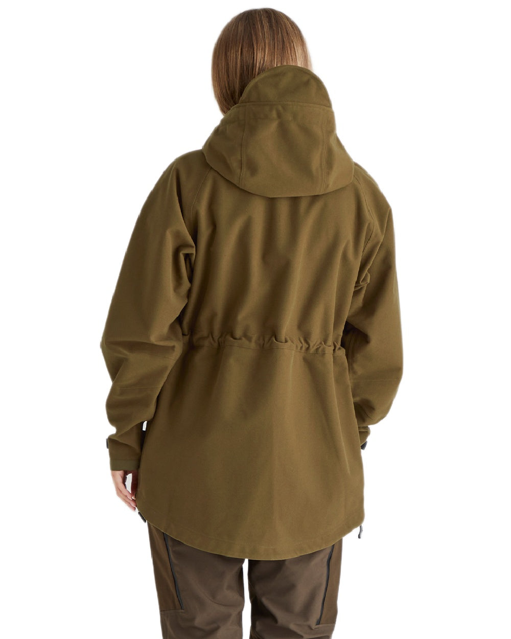 Teak Coloured Ridgeline Ladies Monsoon Classic Jacket on white background 