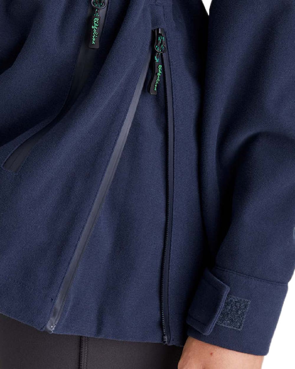 Navy Coloured Ridgeline Ladies Monsoon Nordic Smock on white background 