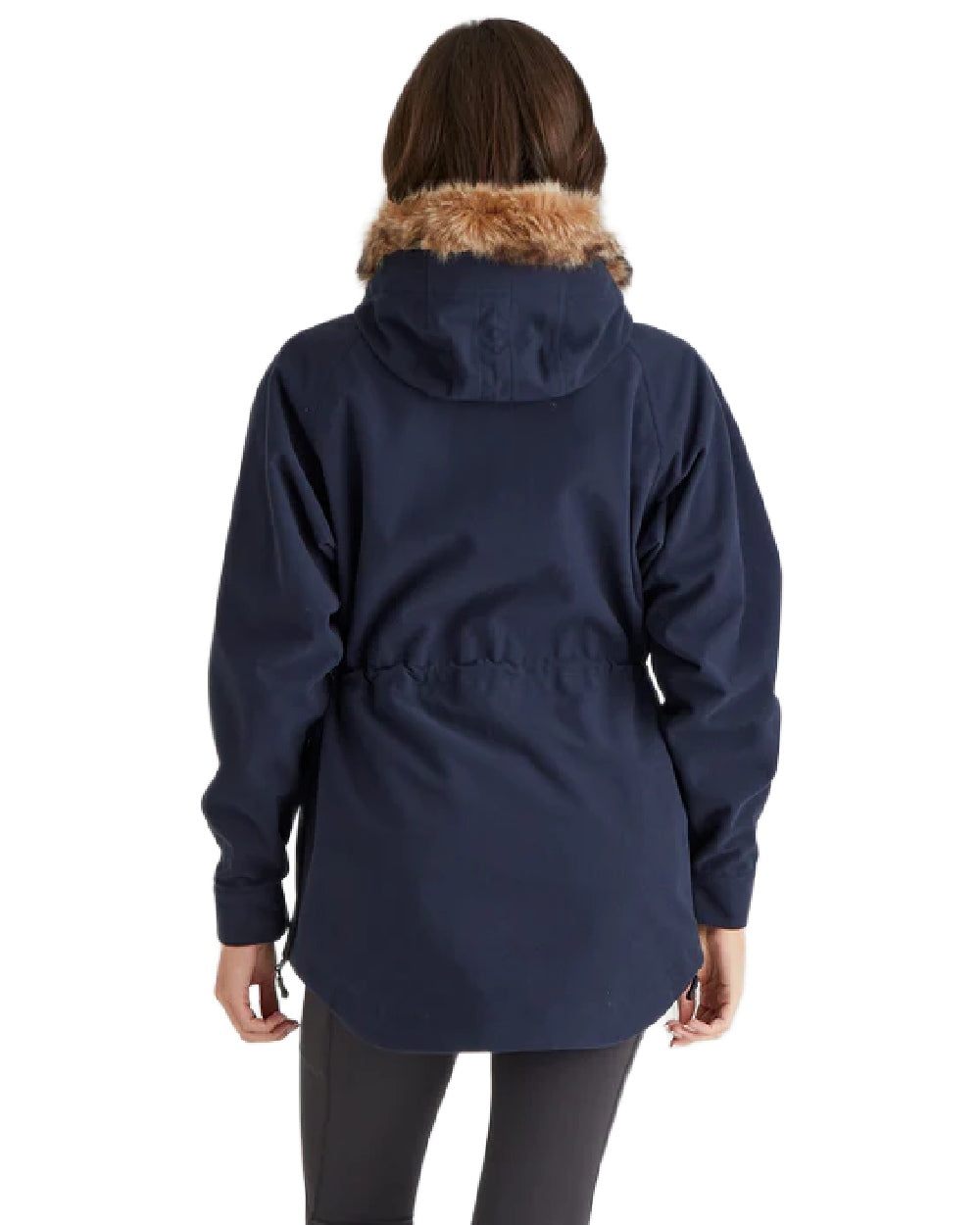 Navy Coloured Ridgeline Ladies Monsoon Nordic Smock on white background 
