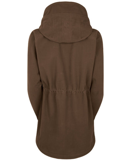 Bark Coloured Ridgeline Ladies Monsoon Waterproof Smock on white background 