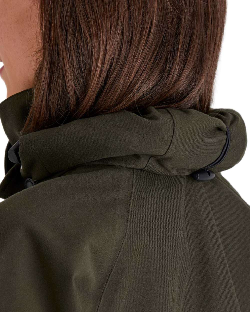 Deep Forest Coloured Ridgeline Ladies Monsoon Waterproof Smock on white background 