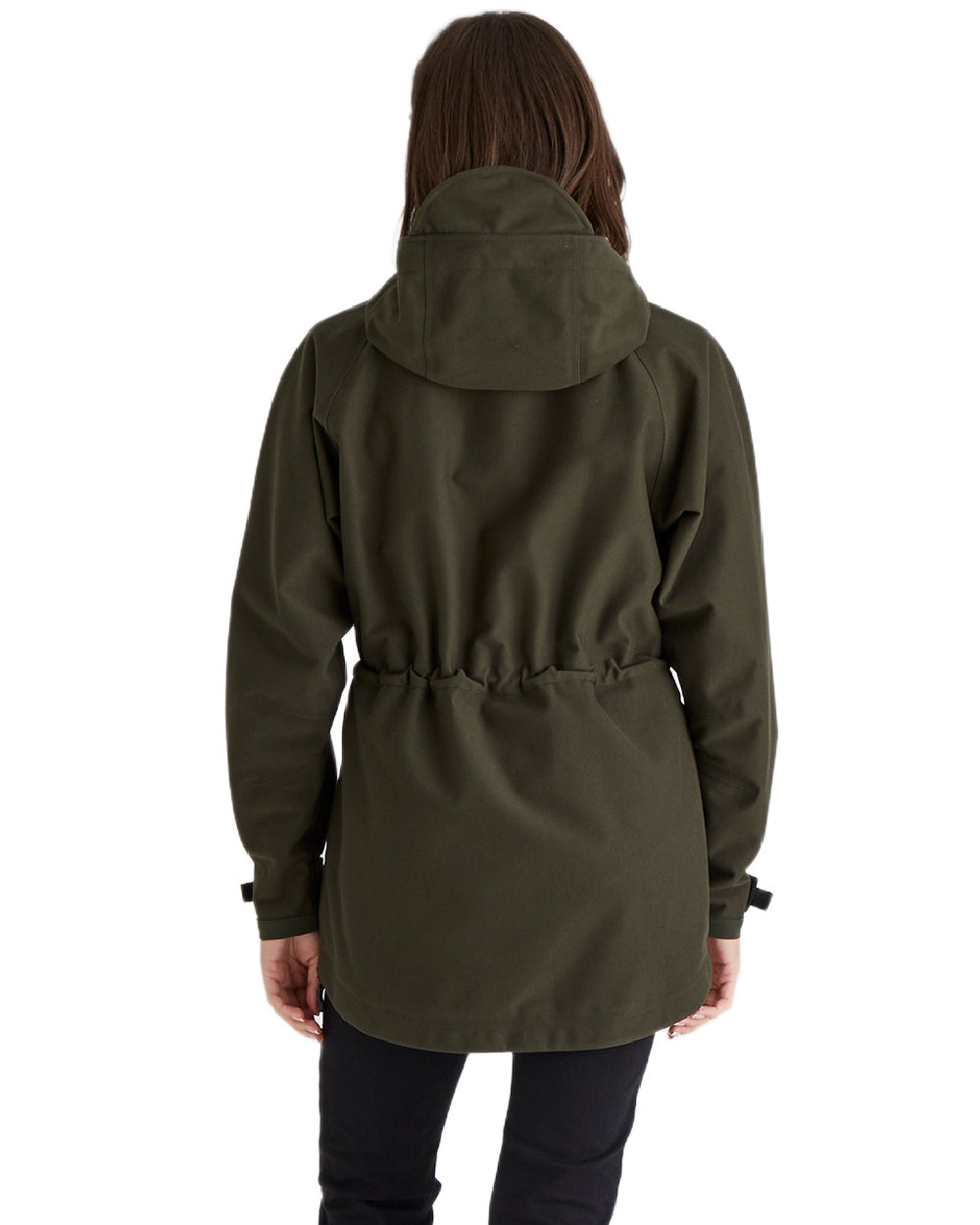 Deep Forest Coloured Ridgeline Ladies Monsoon Waterproof Smock on white background 