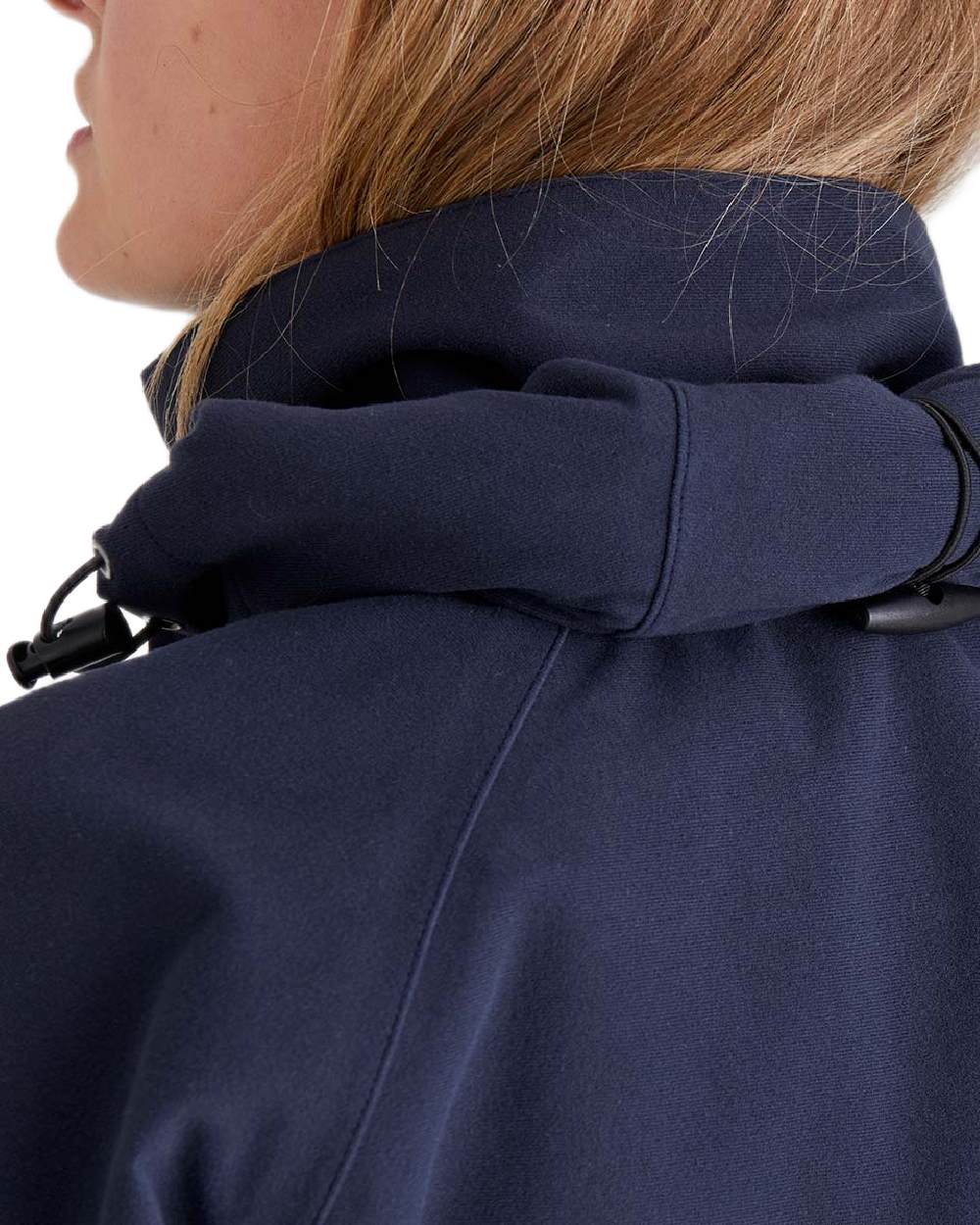 Navy Coloured Ridgeline Ladies Monsoon Waterproof Smock on white background 