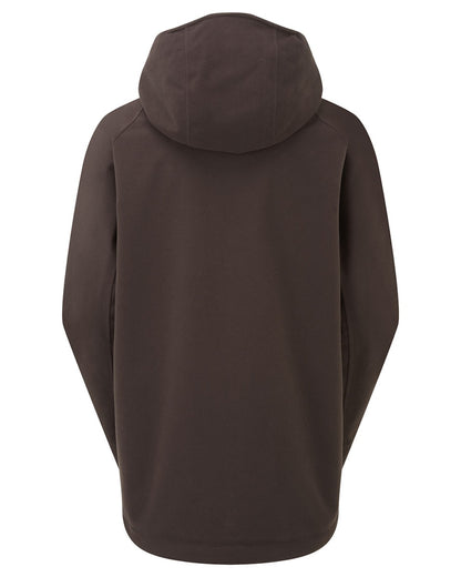 Deep Bark coloured Ridgeline Ladies Rhea Jacket on white background 
