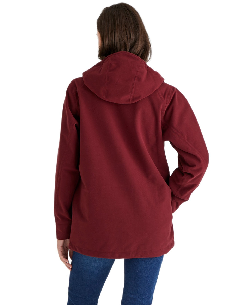 Winter Berry Coloured Ridgeline Ladies Rhea Jacket on white background 